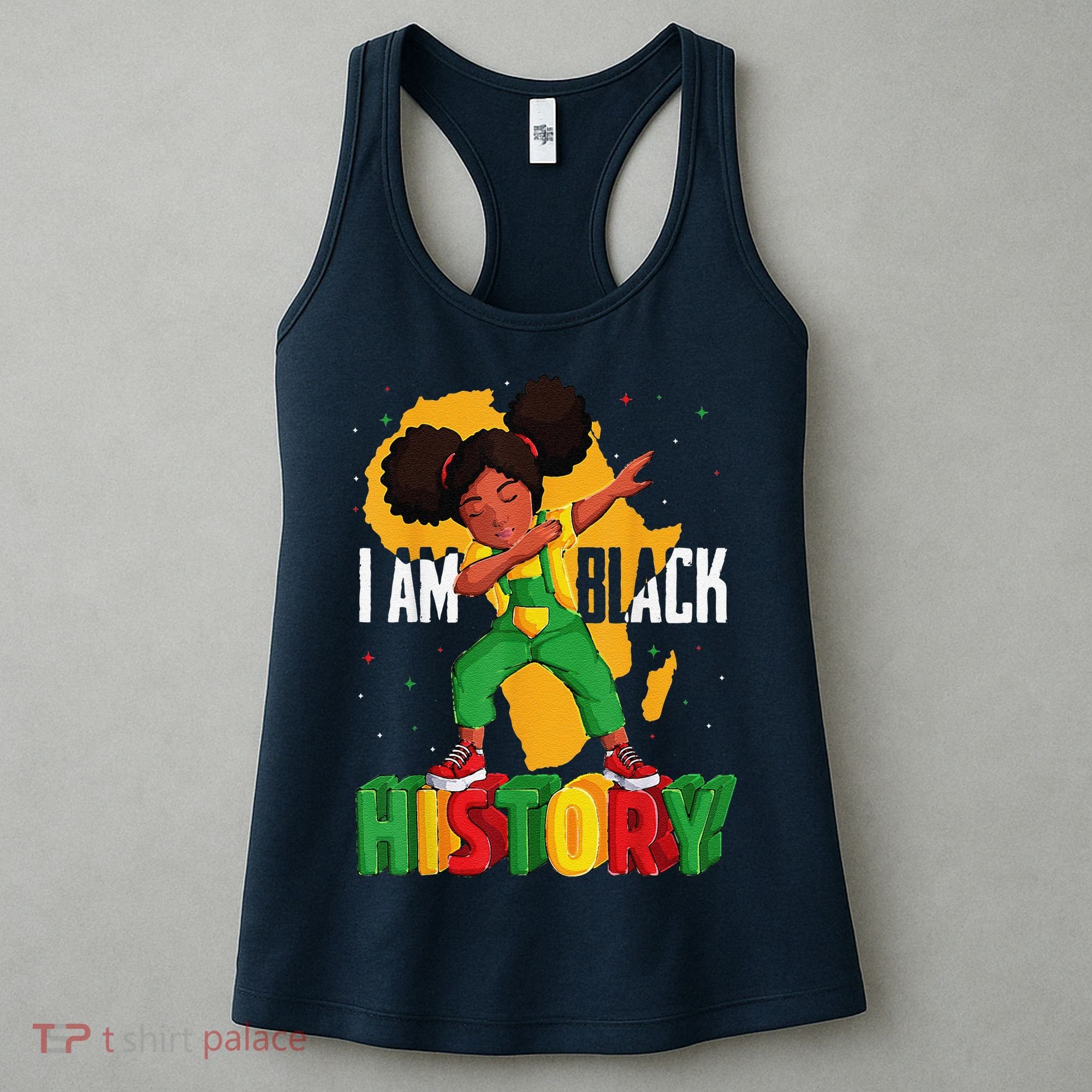 I Am Black History Women Black History Month Women's Tank Top