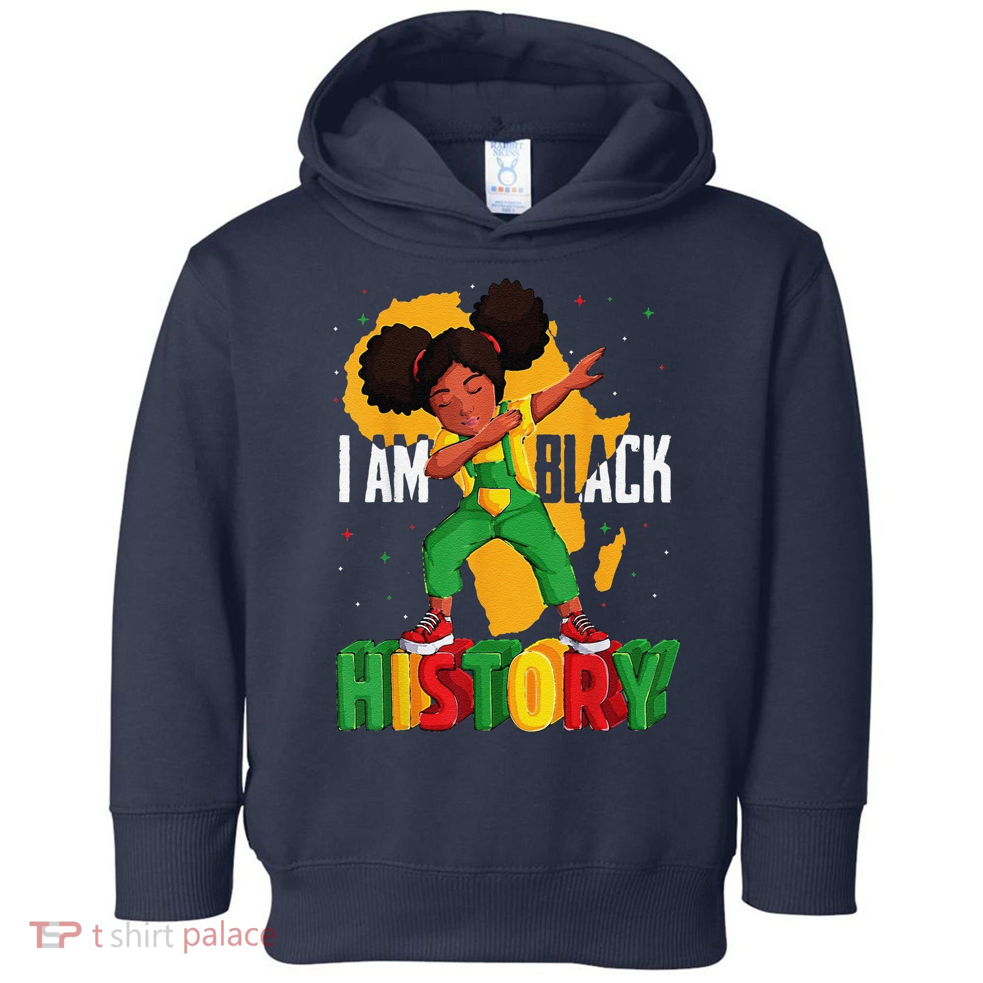 I Am Black History Women Black History Month Toddler Hoodie