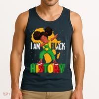 I Am Black History Women Black History Month Tank Top thumb 3