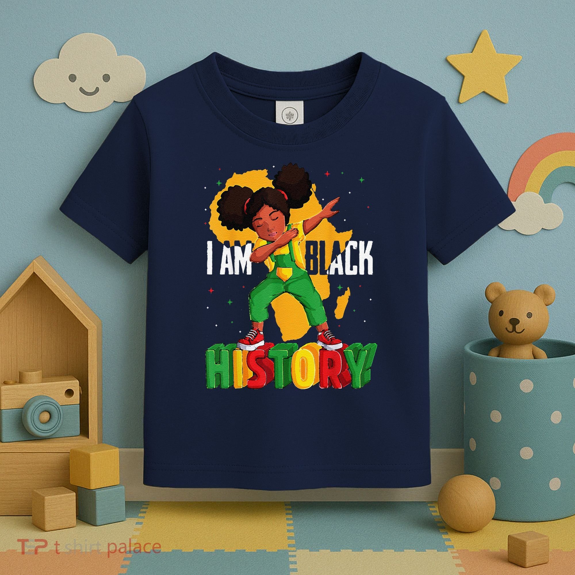 I Am Black History Women Black History Month Toddler T-Shirt