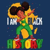 I Am Black History Women Black History Month Kids Hoodie thumb 5
