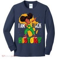 I Am Black History Women Black History Month Kids Long Sleeve Shirt thumb 0