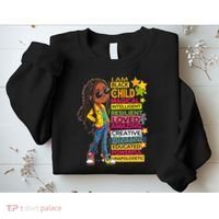 I Am Black Child History Month African American Roots Sweatshirt thumb 2