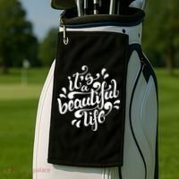 It's A Beautiful Life Golf Towel thumb 2
