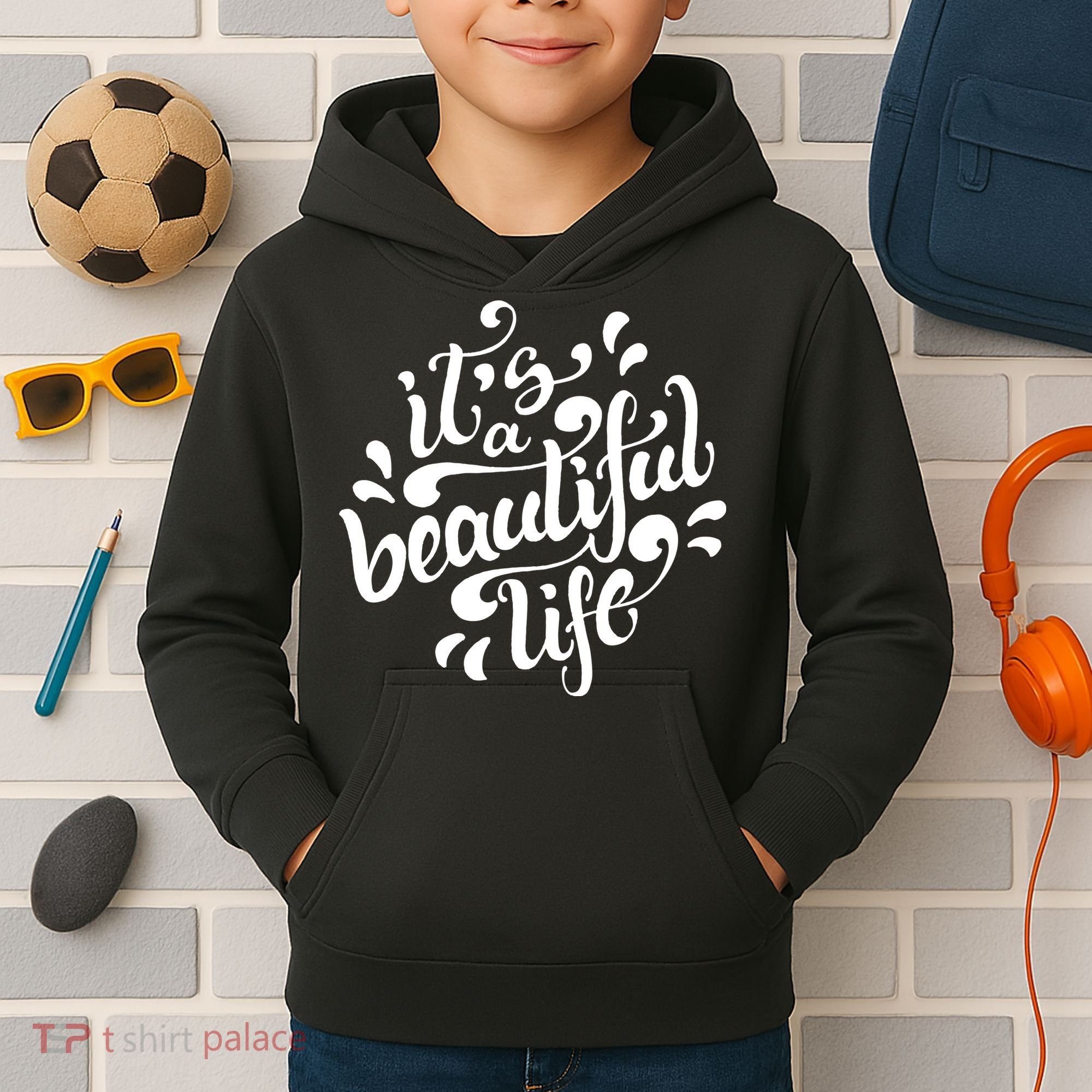 It's A Beautiful Life Kids Hoodie