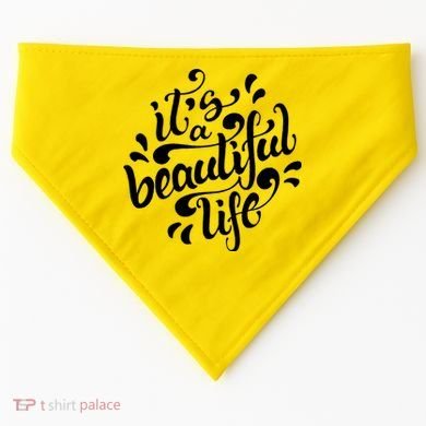 It's A Beautiful Life USA-Made Doggie Bandana