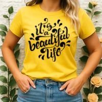 It's A Beautiful Life Women's T-Shirt thumb 2