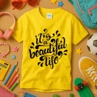 It's A Beautiful Life Kids T-Shirt thumb 3