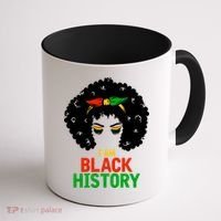 I Am Black History African American Female Pride Coffee Mug thumb 1