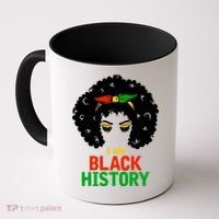I Am Black History African American Female Pride Coffee Mug thumb 0