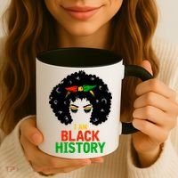 I Am Black History African American Female Pride Coffee Mug thumb 3
