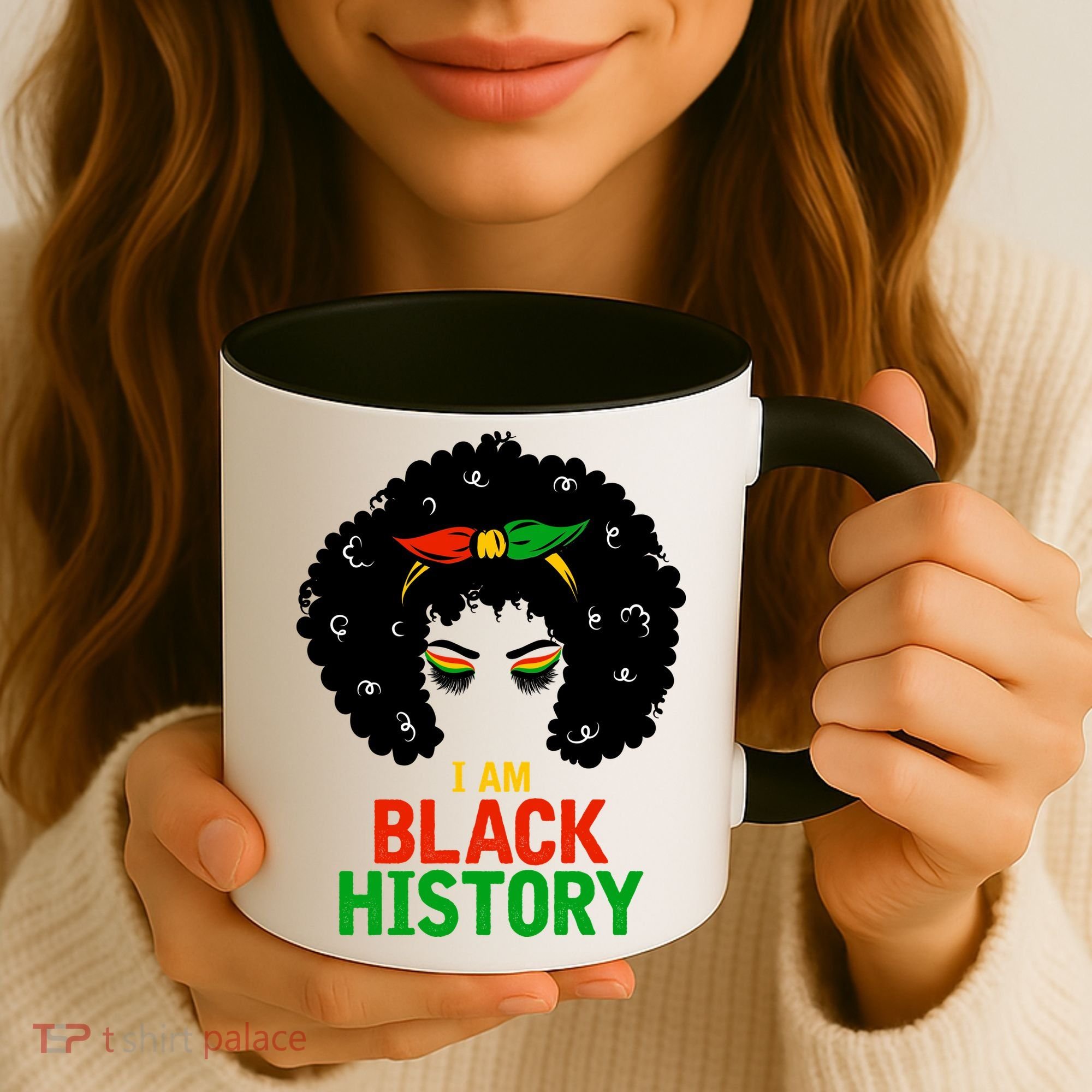 I Am Black History African American Female Pride Coffee Mug