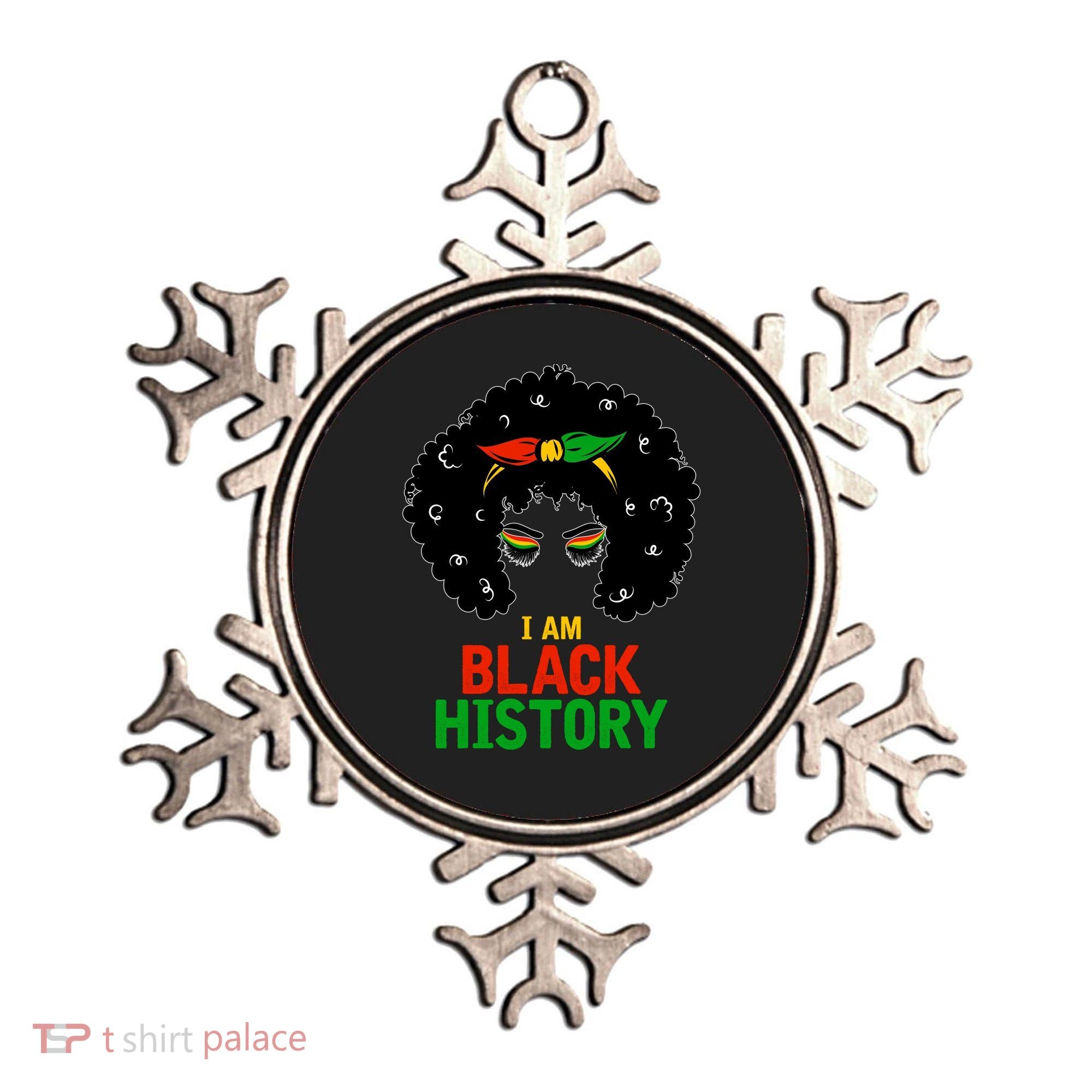 I Am Black History African American Female Pride Ornament