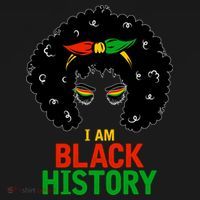 I Am Black History African American Female Pride Ornament thumb 1