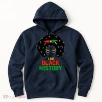 I Am Black History African American Female Pride Hoodie thumb 0