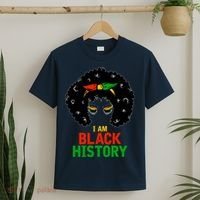 I Am Black History African American Female Pride T-Shirt thumb 2