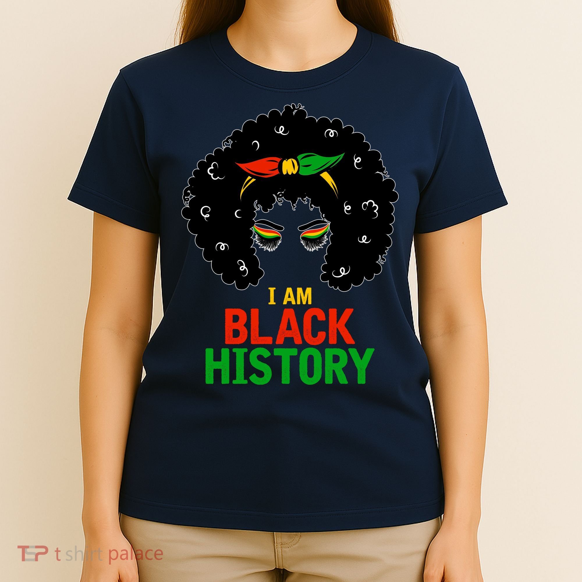 I Am Black History African American Female Pride T-Shirt