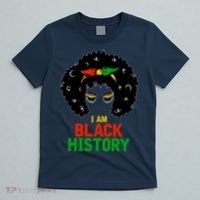 I Am Black History African American Female Pride T-Shirt thumb 5