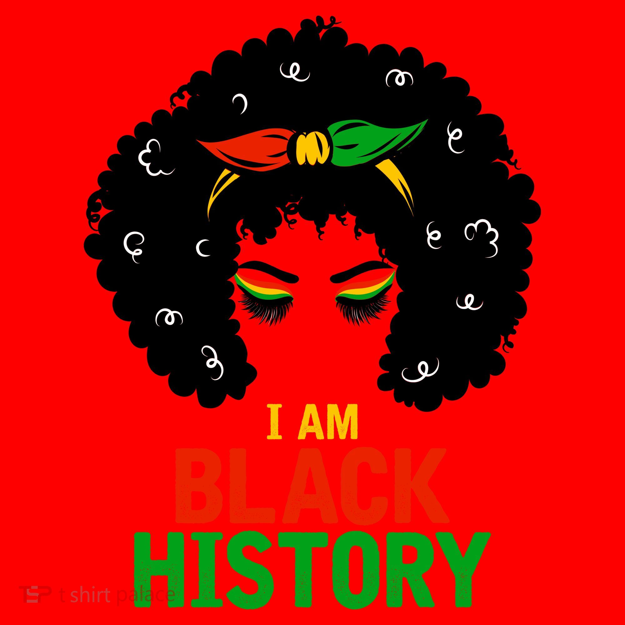 I Am Black History African American Female Pride Santa Hat