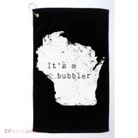 Its A Bubbler Funny Wisconsin Slang Golf Towel thumb 0
