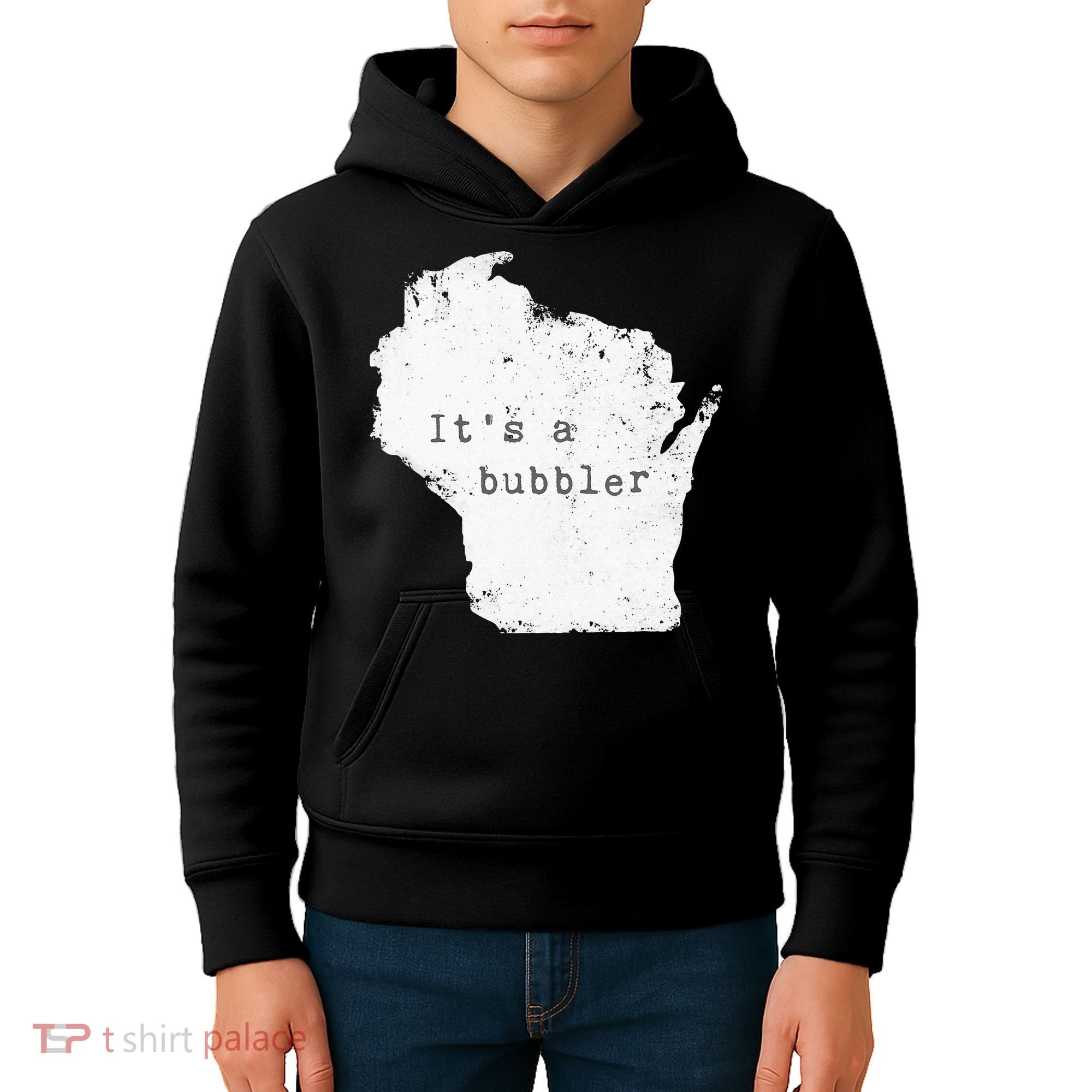 Its A Bubbler Funny Wisconsin Slang Kids Hoodie