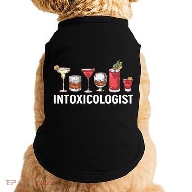 Intoxicologist Alcohol Bartender Meaningful Gift Doggie Tank