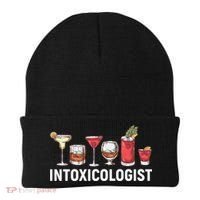 Intoxicologist Alcohol Bartender Meaningful Gift Beanie thumb 0