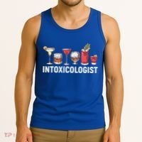 Intoxicologist Alcohol Bartender Meaningful Gift Tank Top thumb 3