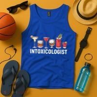Intoxicologist Alcohol Bartender Meaningful Gift Tank Top thumb 4