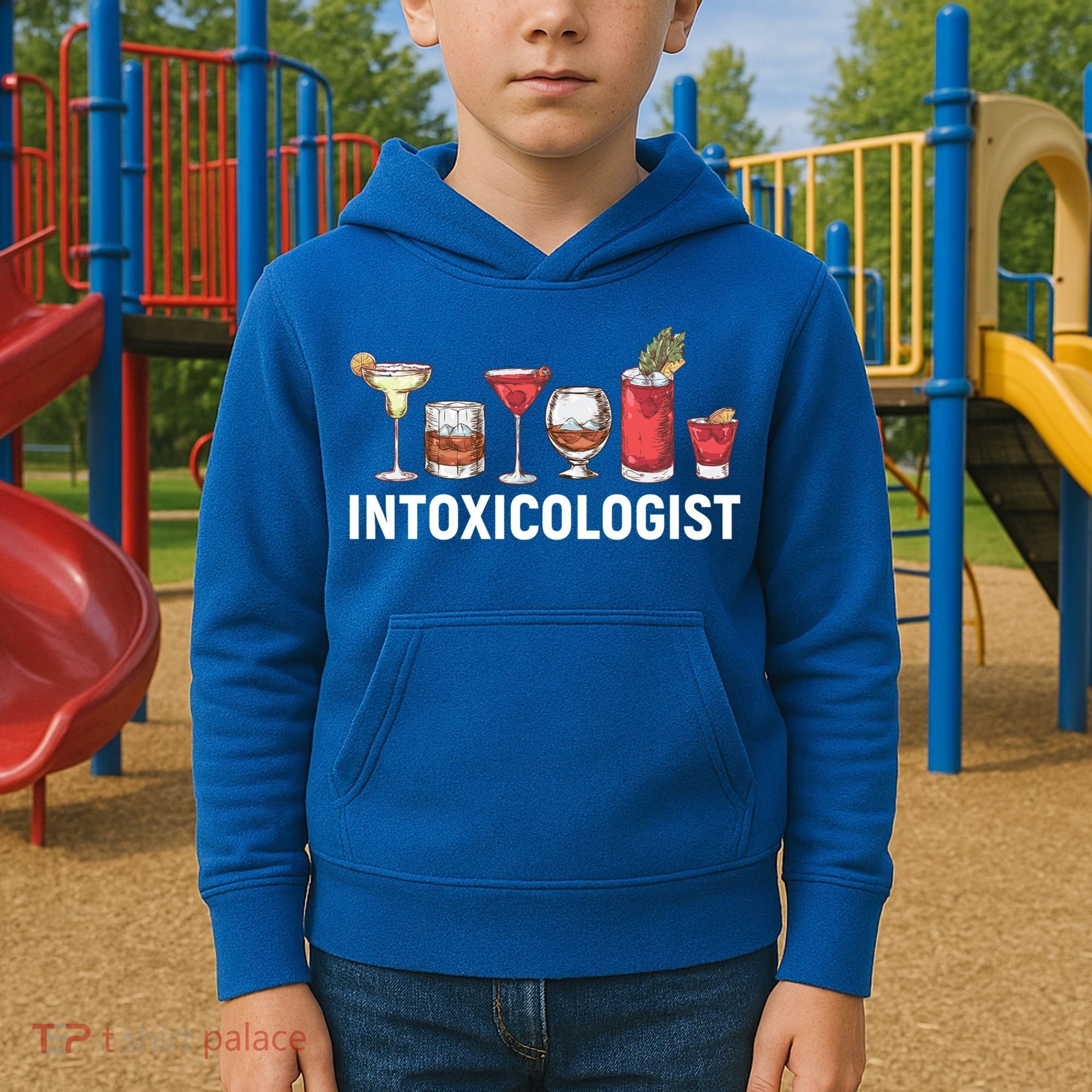 Intoxicologist Alcohol Bartender Meaningful Gift Kids Hoodie