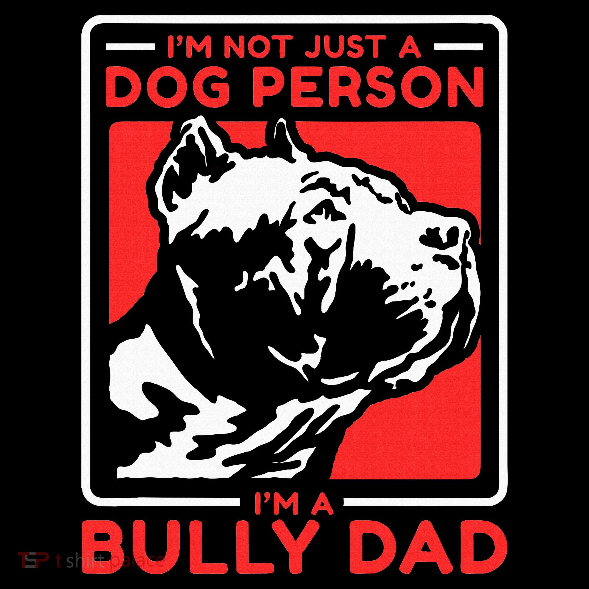 IM A Bully Dad Dog Owner American Bully Mousepad