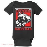 IM A Bully Dad Dog Owner American Bully Baby Bodysuit thumb 0