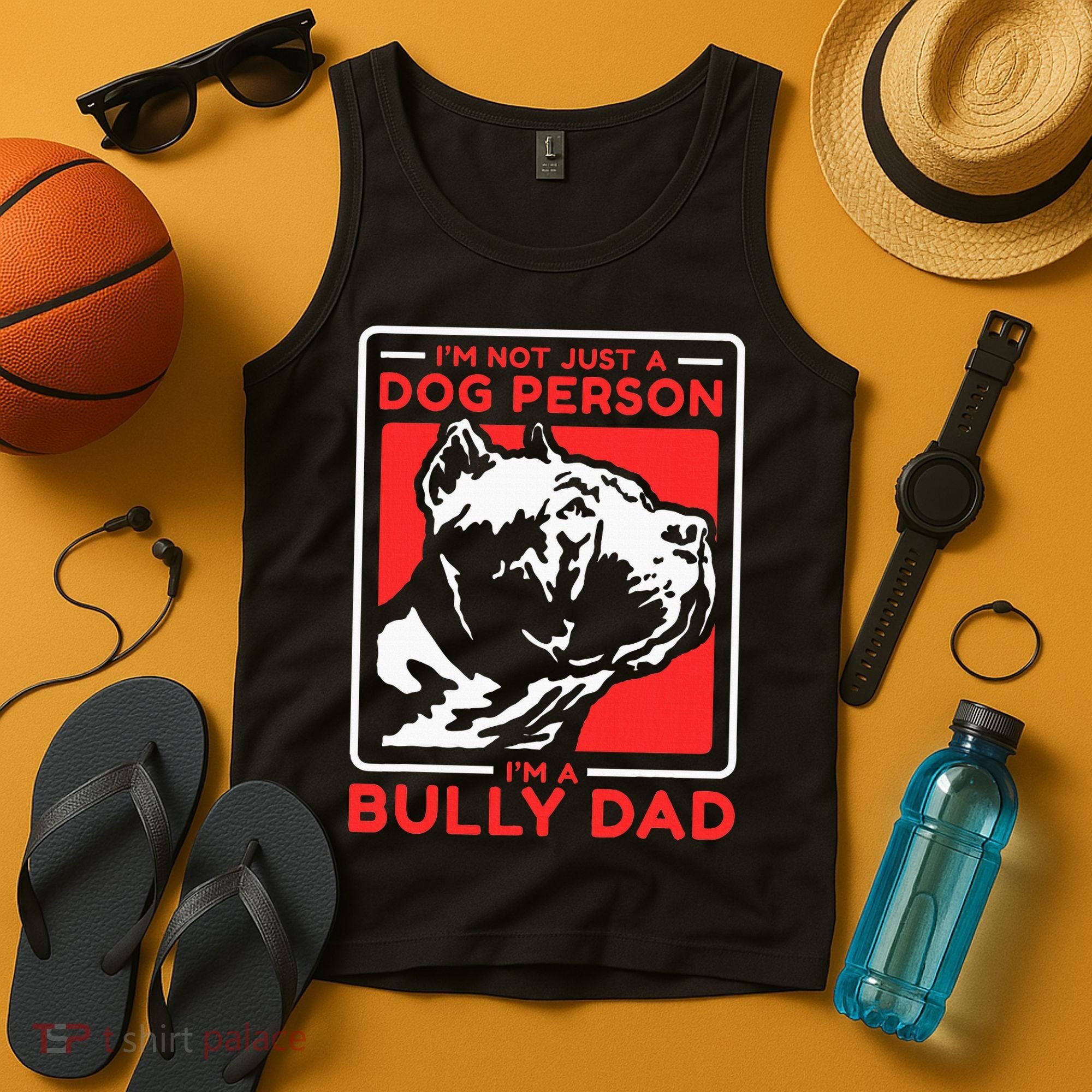 IM A Bully Dad Dog Owner American Bully Tank Top