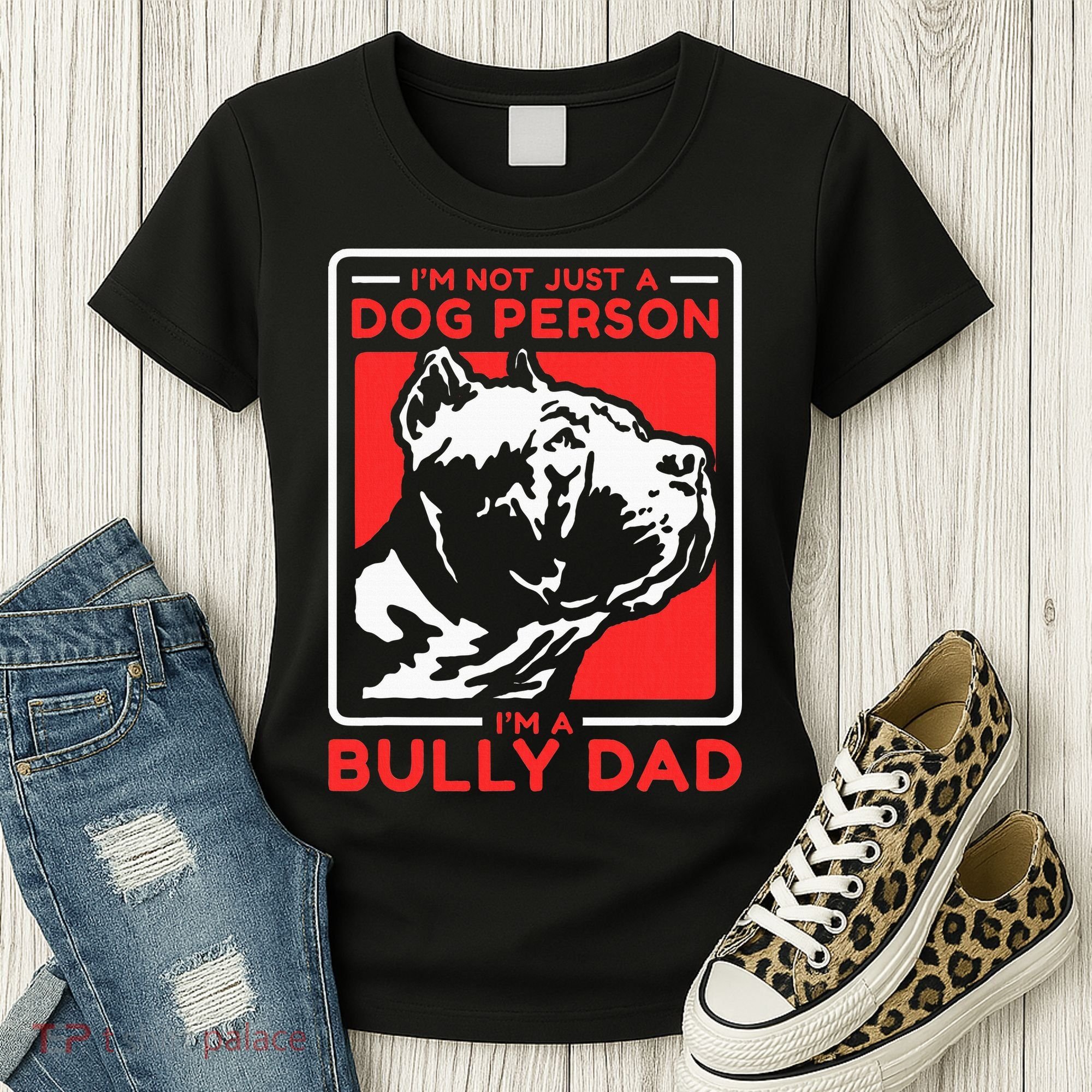 IM A Bully Dad Dog Owner American Bully Women's T-Shirt