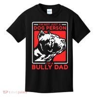 IM A Bully Dad Dog Owner American Bully Kids T-Shirt thumb 0