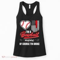 IM A Baseball Mom Of Course IM Broke Women's Tank Top thumb 0