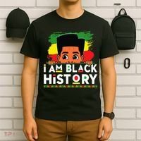 I Am Black History For Boy Black History Month T-Shirt thumb 6