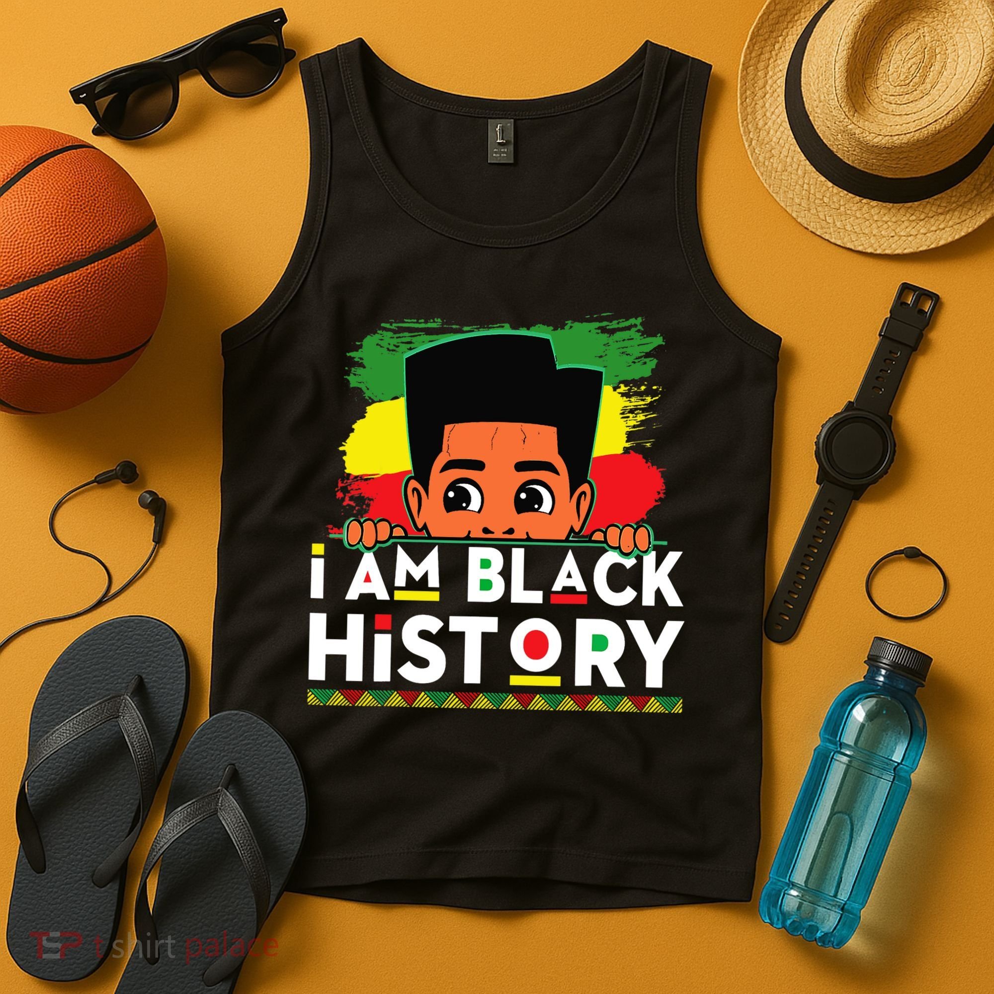 I Am Black History For Boy Black History Month Tank Top