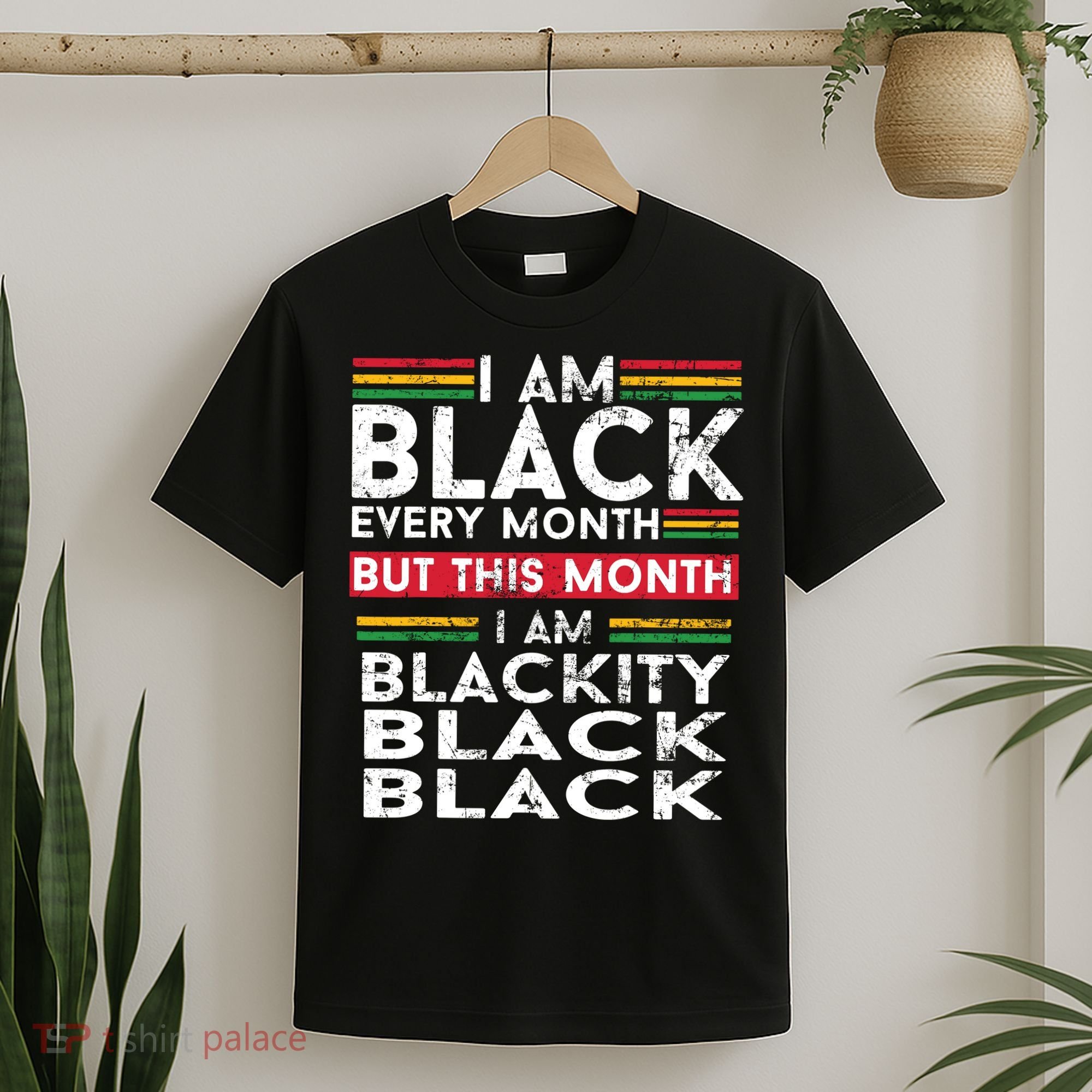 I Am Black Every Month But This Month I'm Blackity Black T-Shirt