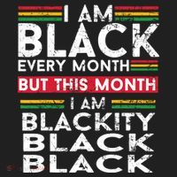 I Am Black Every Month But This Month I'm Blackity Black Hat thumb 2