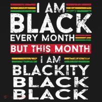 I Am Black Every Month But This Month I'm Blackity Black Toddler Hoodie thumb 2
