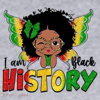 I Am Black History Month African American Women's Sweatshirt thumb 2
