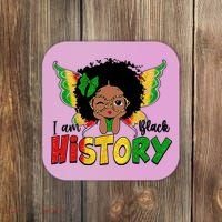 I Am Black History Month African American Coaster thumb 0
