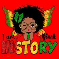 I Am Black History Month African American Santa Hat thumb 1