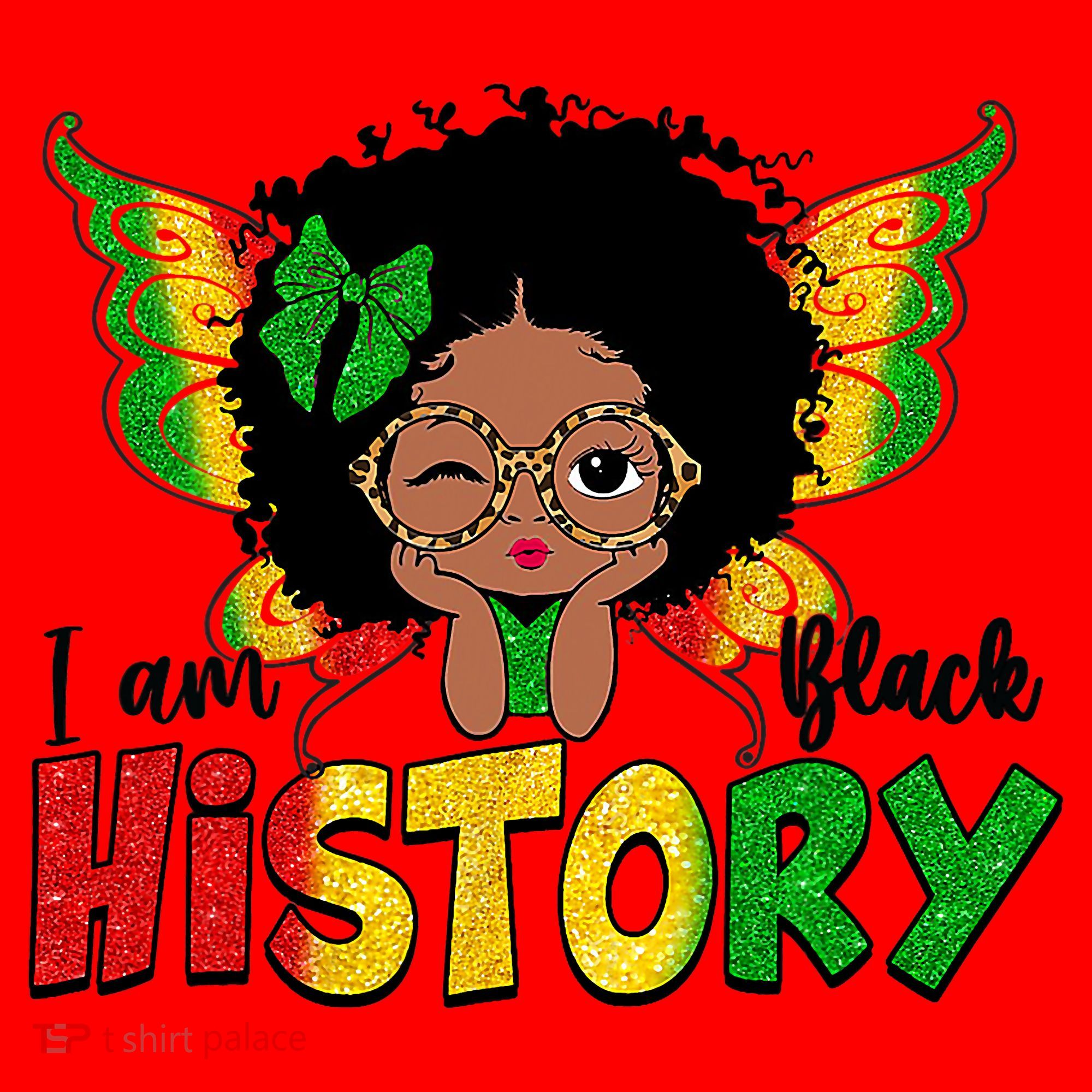 I Am Black History Month African American Santa Hat