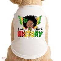 I Am Black History Month African American Doggie Tank thumb 0