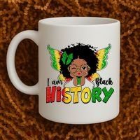 I Am Black History Month African American Coffee Mug thumb 2