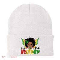 I Am Black History Month African American Beanie thumb 0