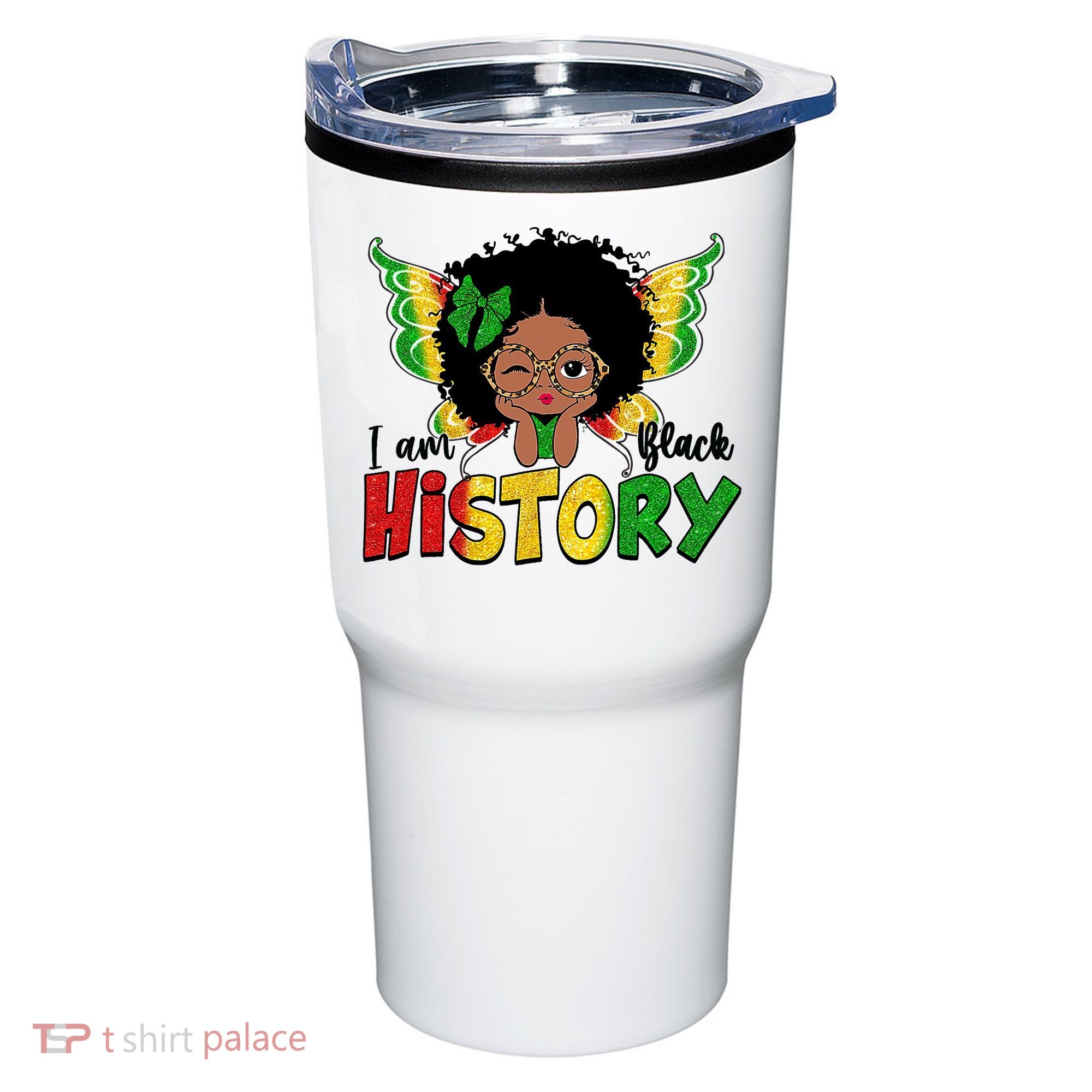 I Am Black History Month African American Tumbler