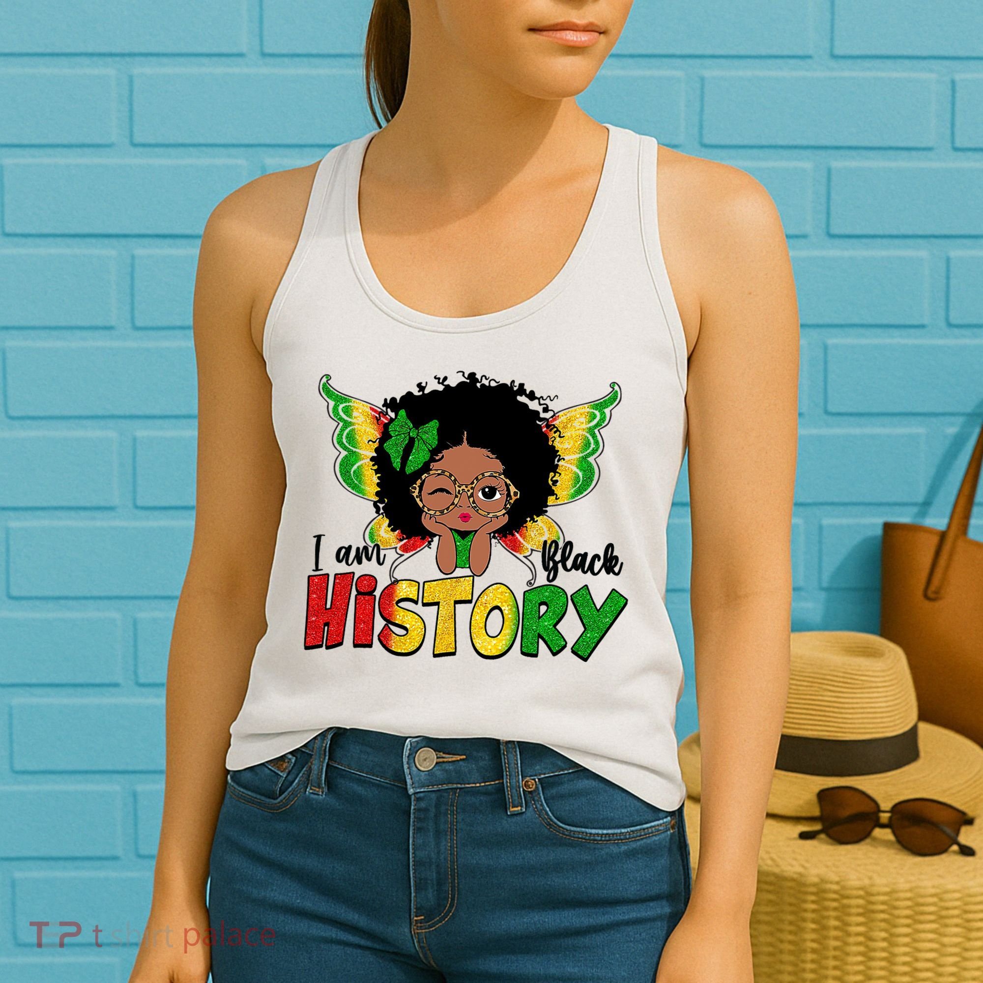 I Am Black History Month African American Women's Tank Top